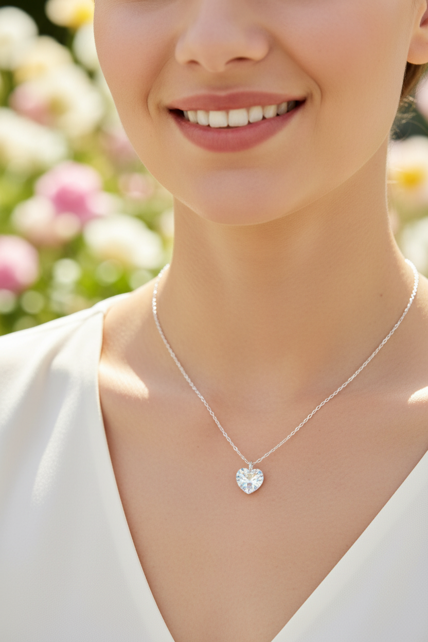 A New Heart Necklace - Outdoor Smile