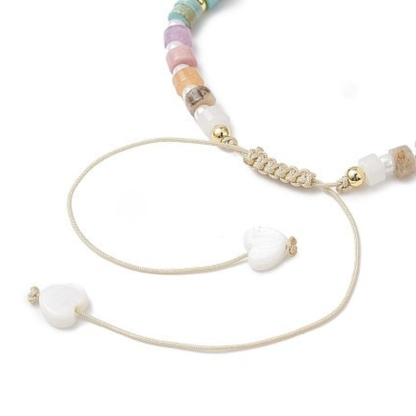 Free Freshwater Shell & Gemstone  Bracelet