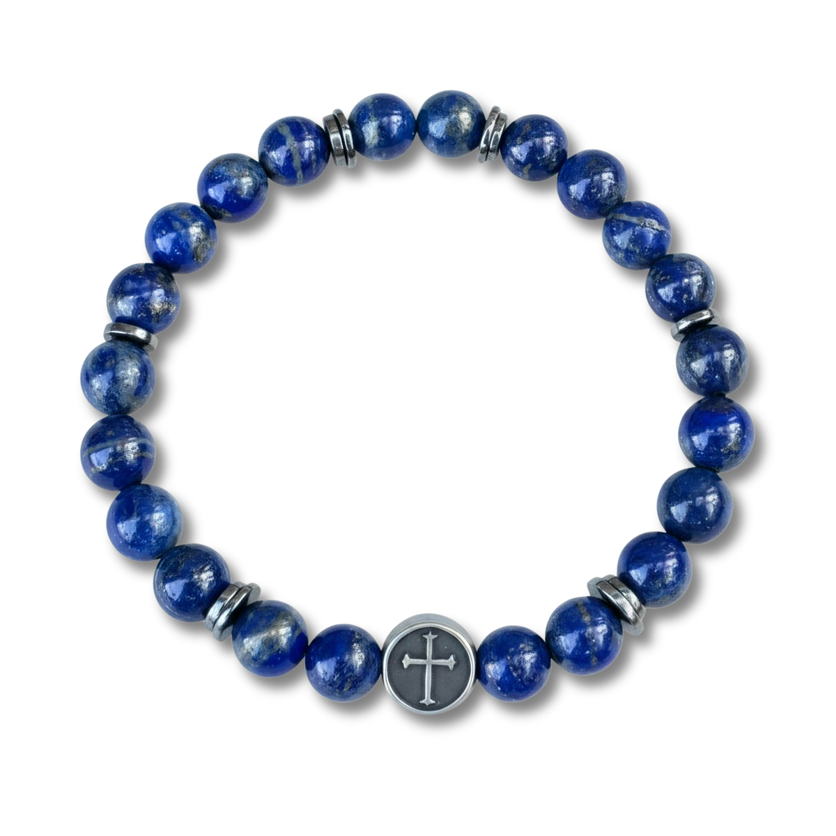 Under His Feet — Men's Lapis Lazuli Bracelet