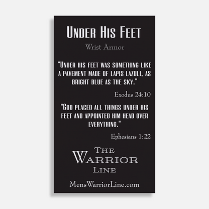 Under His Feet — Men's Lapis Lazuli Bracelet