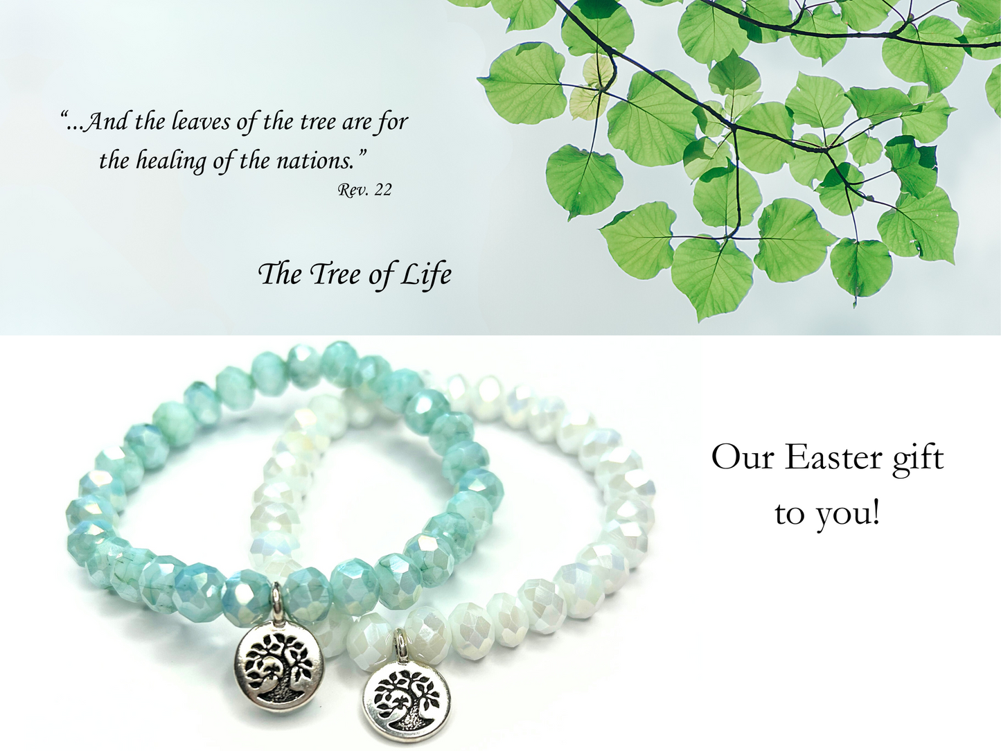 Free Crystal Tree of Life Bracelet