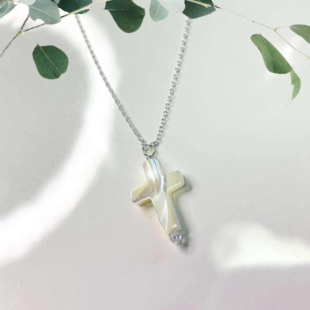 Pearl Cross Necklace