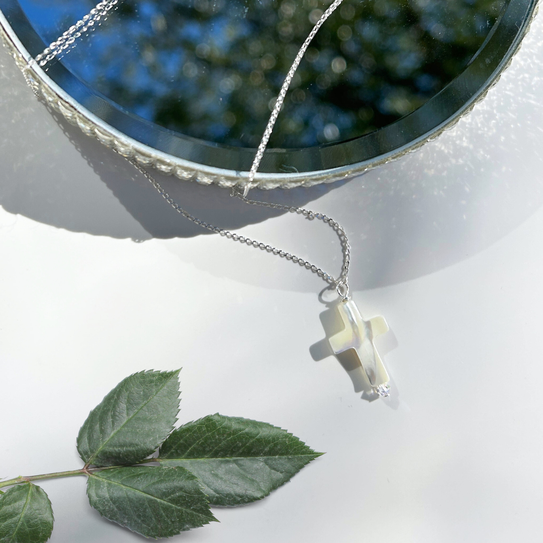 Pearl Cross Necklace