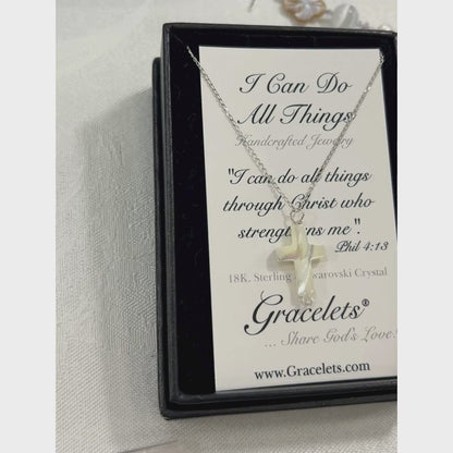 Pearl Cross Necklace